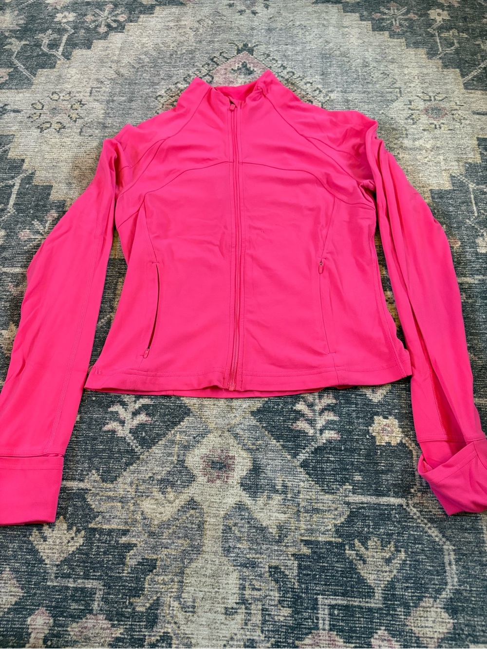 lululemon athletica Bright Pink Full-Zip Performance Jacket